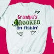 We're Hooked on Fishing Sweatshirt 5763x