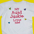 Who Loves Me Personalized T-shirt 3799X