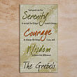 Serenity Prayer Personalized Wall Canvas