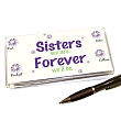 Sisters Forever Personalized Checkbook Cover