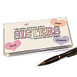 Sisters Friendship Personalized Checkbook Cover