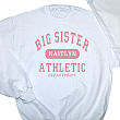 Big Sister Athletic Dept. Personalized Youth Sweatshirt