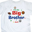 I'm the Brother Sports Personalized Youth T-shirt