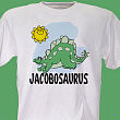Nameosaurus Personalized Youth T-Shirt 3679x