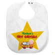 My 1st Christmas Star Personalized Baby Bib
