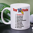 Top Ten Dads Personalized Coffee Mug 223420