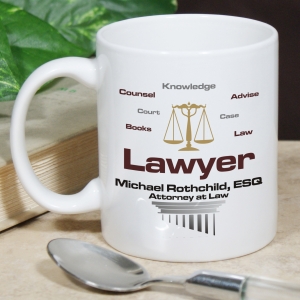 Personalized Lawyer Coffee Mug