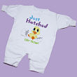 Just Hatched Personalized Fleece Romper 62178X