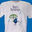Raindrops Adult T-Shirt