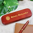 Flower Rosewood Pen Set 729620