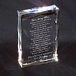 To My Friend... Personalized Keepsake Block