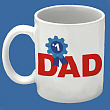 1 Dad Personalized Coffee Mug