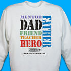 Dad, My Hero Father's Day Sweatshirt 52820x
