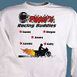 Motorcycle Racing Buddies Personalized Sweatshirt