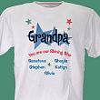 Shining Stars Personalized Father's Day T-Shirt 3002X