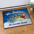 We Believe Christmas Doormat