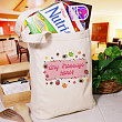 Personalized Floral Retro Custom Tote Bag 828682