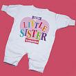 I'm The Sister Personalized Fleece Romper 61562X