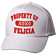 Property of My Valentine Personalized Hat