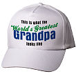 World's Greatest Personalized Hat 825116