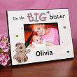 Personalized Big Sister Printed Frame
