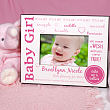 We Made A Wish - New Baby Personalized Printed Frame 418310
