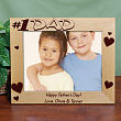 Engraved Number One Dad Picture Frame