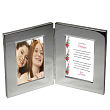 My Whole Life Through Personalized Sisters Silver Bi-Fold Picture Frame