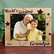 Personalized World's Greatest Stars Wood Picture Frame
