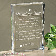 Me and My Sister Keepsake Block 77401