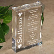 Until We Meet Again...Personalized Irish Blessing Keepsake Block