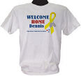 3 Star Yellow Ribbon Welcome Home Personalized Military T-shirt 31849X