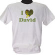 I Love You Personalized Military T-shirt 31836X
