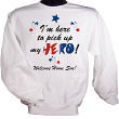 I'm Here To Pick Up My Hero Personalized Military Sweatshirt 51851X
