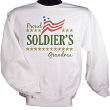 Proud Soldiers...Personalized Military Sweatshirt