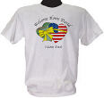 Two Hearts Personalized Military T-shirt 31850X