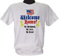 Welcome Home Flag Personalized Military T-shirt 31848X