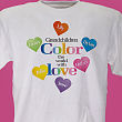 Color the World Personalized T-Shirt 3531X