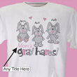 Gray Hares Personalized T-Shirt 3385X