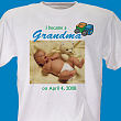 I Became A... New Baby Boy Personalized Photo T-Shirt 31477X