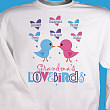 Love Birds Personalized Sweatshirt