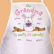 Worth 24 Carrots Personalized Easter Apron 86107