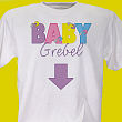 Baby Maternity Personalized T-shirt 3406X