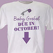 Due in... Maternity Personalized T-Shirt 31437X