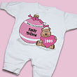Baby's First Pink Ornament Romper