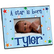 New Baby "A Star is Born" Personalized Printed Frame
