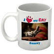 I Love My Cat Personalized Photo Coffee Mug 214790