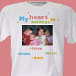 My Heart Personalized Photo T-Shirt 31484X