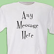 Custom Printed Mystical Message T-Shirt