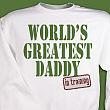Personalized World's Greatest New Dad Sweatshirt 52853x